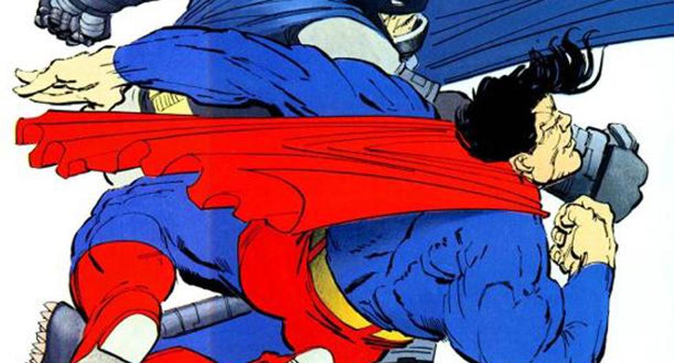 El enfrenamiento entre Batman y Superman, según Frank Miller. (Foto: Difusión)
