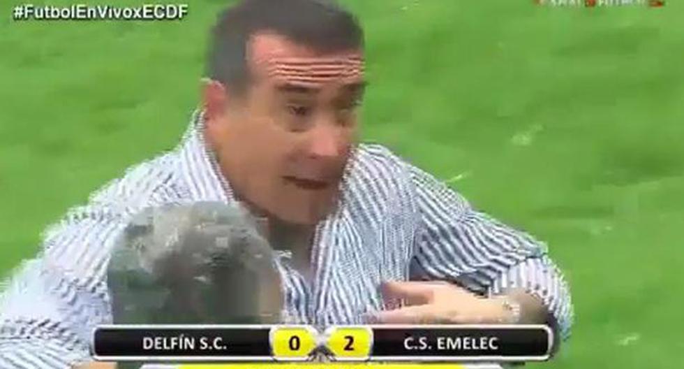 Guillermo Sanguinetti y su reacción con un hincha al que retó a pelear. (Video: YouTube)