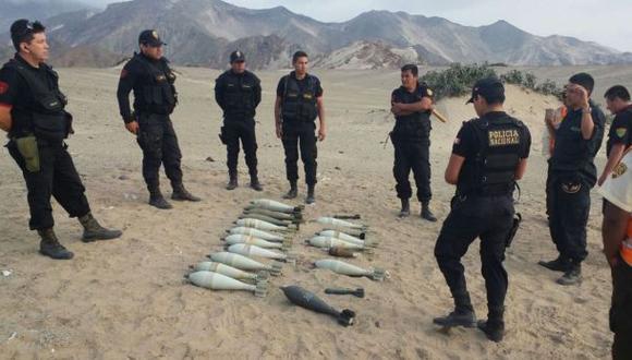 Policía halla armamento de guerra en Paiján