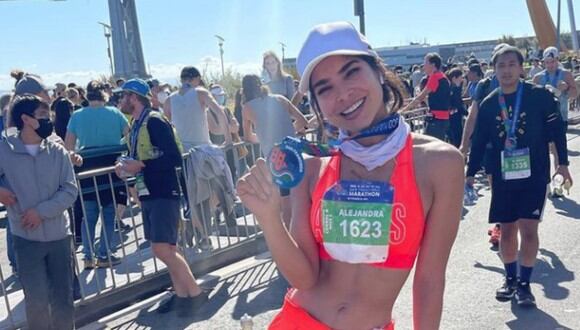 Alejandra Espinoza reveló su pasión por el atletismo (Foto: Alejandra Espinoza / Instagram)