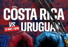 Costa Rica vs. Uruguay en vivo, amistoso: a qué hora juegan y en qué canal lo transmiten