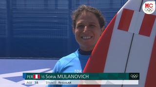 Sofía Mulanovich quedó tercera en su serie en Tokio 2020 y tendrá que disputar el repechaje