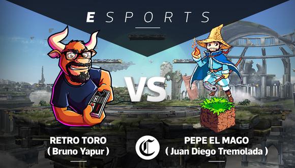 Pepe El Mago y Retro Toro se midieron en un duelo de Super Smash Bros. (El Comercio)