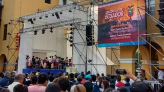 MML recibe donaciones para damnificados de Ecuador