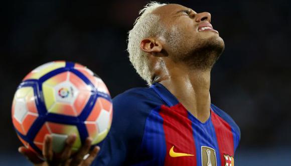 Neymar en el Barcelona. (Foto: AFP)