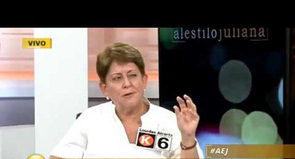 Keiko Fujimori: Lourdes Alcorta y su entrevista más accidentada. (Foto: YouTube)