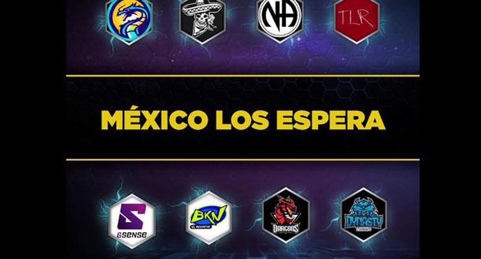 ¡Los 8 equipos finalistas están listos para entrar en el nexo y retar a México! (Foto: Lenovo)