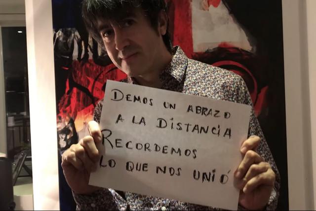Toño  Jáuregui y su mensaje, que parece insinuar un fin a su enemistad con su excompañero de Libido Salim Vera. (Foto: AMÉN rock Perú)