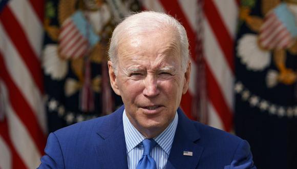 Joe Biden dice que “se terminó” la pandemia de coronavirus en Estados Unidos. (MANDEL NGAN / AFP).