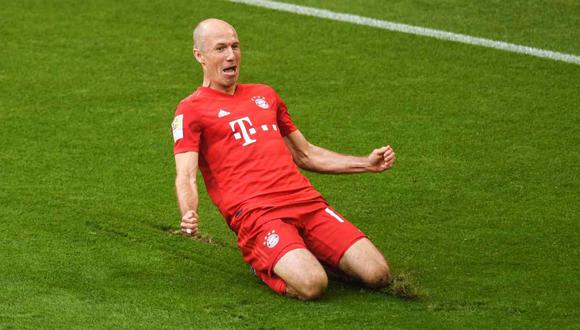 Arjen Robben dejará el Bayern Múnich, club que defendió desde el 2009. (Foto: AFP)