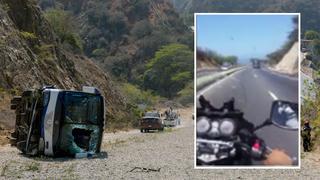 Video muestra cómo fue la volcadura de bus de Huracán