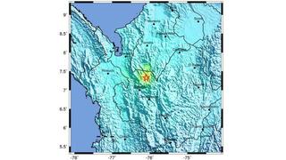 Un sismo de 5,9 grados sacudió el norte de Colombia