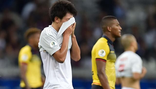 Ecuador vs. Japón. (Foto: AFP)