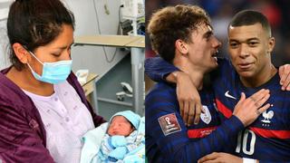 Padre revela por qué llamó Griezmann Mbappé a su hijo, el primero en nacer en hospital chileno