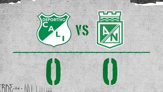 Atlético Nacional y Deportivo Cali igualaron sin goles por la Liga Águila