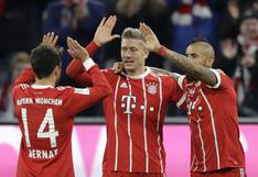 Bayern Múnich goleó 3-0 al Augsburgo con doblete de Lewandowski