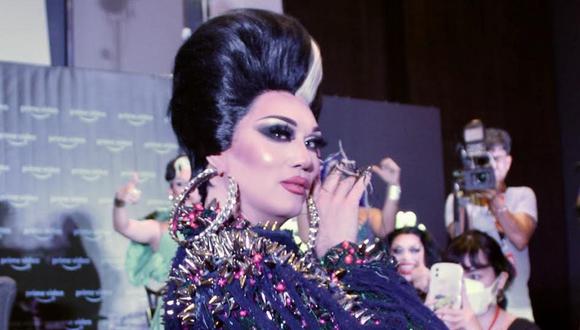Manila Luzon, una "drag queen" de Filipinas. (Foto de HERMES JOY TUNAC/GMA INTEGRATED NEWS)