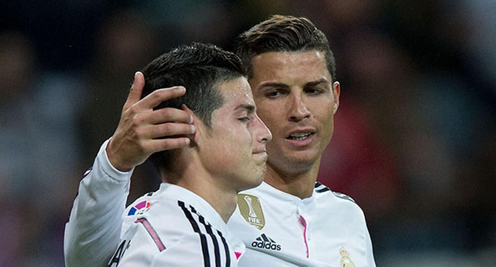 Tanto Cristiano Ronaldo como James Rodríguez del Real Madrid votaron como capitanes de Portugal y Colombia, respectivamente, para la elección del Balón de Oro (Foto: Getty Images)