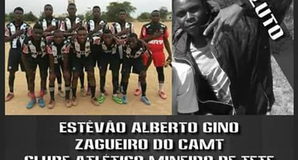 Estevao Alberto Gino fue víctima del mortal ataque de un cocodrilo (Foto: Facebook Atlético Mineiro de Tete)