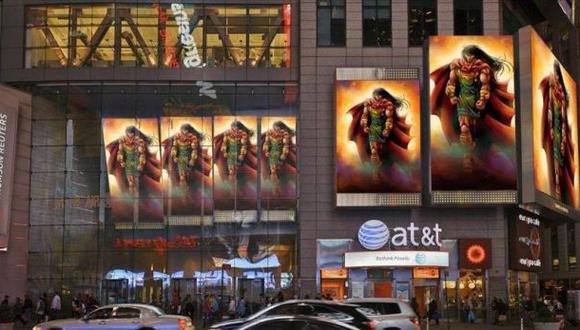Cómic arequipeño se publicita en Times Square