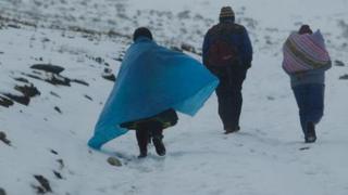 Lluvias y nevadas se registrarán en estas regiones del país