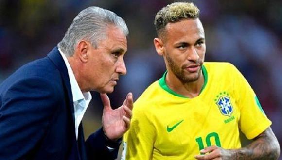 Tite confía en que Neymar seguirá jugando en el Mundial. Foto: EFE.