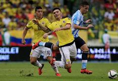 Colombia vs Argentina: James empujó a su compañero en eliminatorias Rusia 2018 | VIDEO