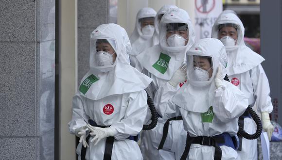 Corea del Sur reporta que 91 pacientes recuperados han dado positivo de nuevo al coronavirus. (Kim Do-hoon/Yonhap via AP).