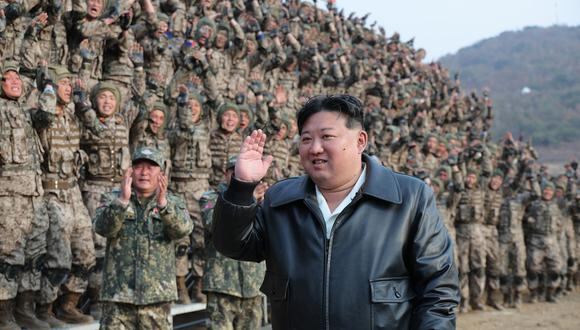 El líder norcoreano Kim Jong Un. (Foto de KCNA VIA KNS / AFP)