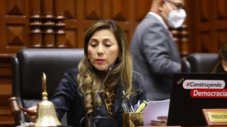 Comisión Permanente elige a Lady Camones como presidenta de la Subcomisión de Acusaciones