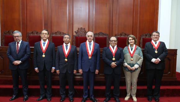 Los nuevos magistrados que integran el Tribunal Constitucional | Foto: TC
