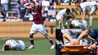 Impactante lesión de Ashley Westwood que provocó el llanto de jugadores de West Ham y Burnley | VIDEO