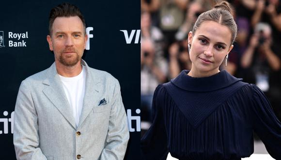 Ewan McGregor y Alicia Vikander serán premiados en el Festival de Cine de Karlovy Vary. (Foto: AFP)