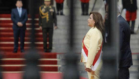 Dina Boluarte juró como presidenta de la República este miércoles 7 de diciembre tras la destitución a Pedro Castillo. (Foto: GEC)