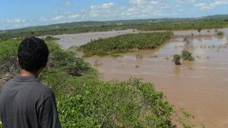 Río Tumbes en alerta roja por aumento de caudal y peligro de desborde este martes