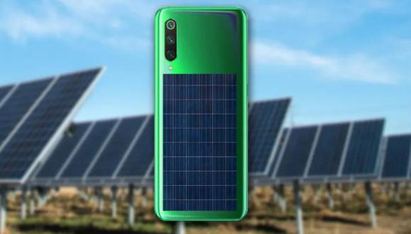 La compañía china de celulares Xiaomi patentó un celular 'todo pantalla' que integra un panel solar en la parte trasera.