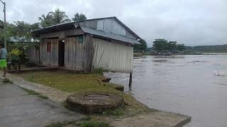 Desborde del río Ucayali arrasó cinco viviendas en Loreto