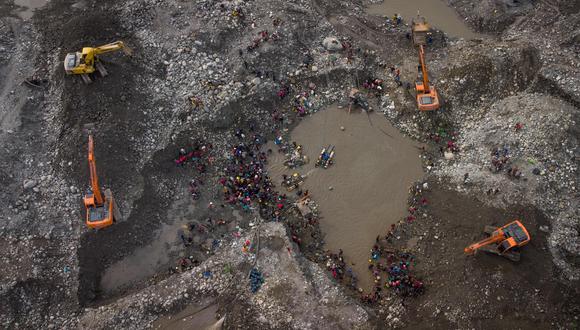 En la comunidad de Yutzupino se pueden observar los efectos de la minería, la cual ha destruido y contaminado gravemente los ríos Jatunyacu y Yutzupino. Imagen del 11 de febrero del 2022. Foto: Iván Castaneira.
