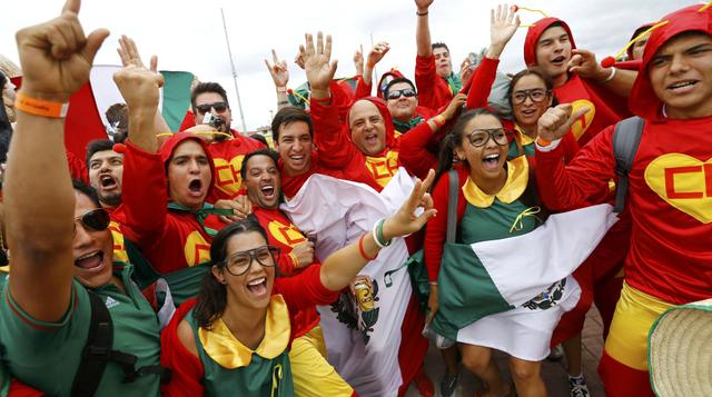 Brasil vs México: así lo viven los hinchas en Fortaleza - 1