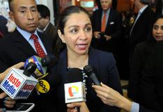 Marisol Espinoza explicó suspensión de aportes al Partido Nacionalista