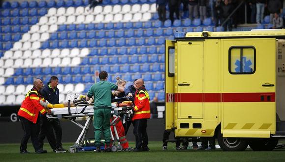 Futbolista sufrió infarto en pleno partido y está en coma