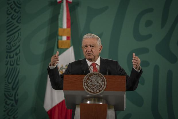 The president of Mexico, Andrés Manuel López Obrador, has repeatedly asked during the last two years that Spain apologize to America for the conquest.  (Photo: Alejandro Cegarra / Bloomberg)