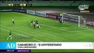 Carabobo vs Universitario: resumen, goles y resultado