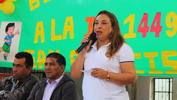 Carmen Sánchez se desempeñó también como directora regional de Educación de Piura entre los años 2017 y 2018. (Foto: Facebook Ugel Piura)