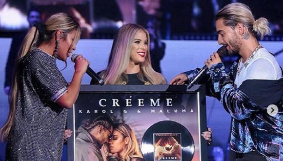 'Créeme' es el último éxito de Maluna y Karol G en YouTube Music (Foto: Instagram)