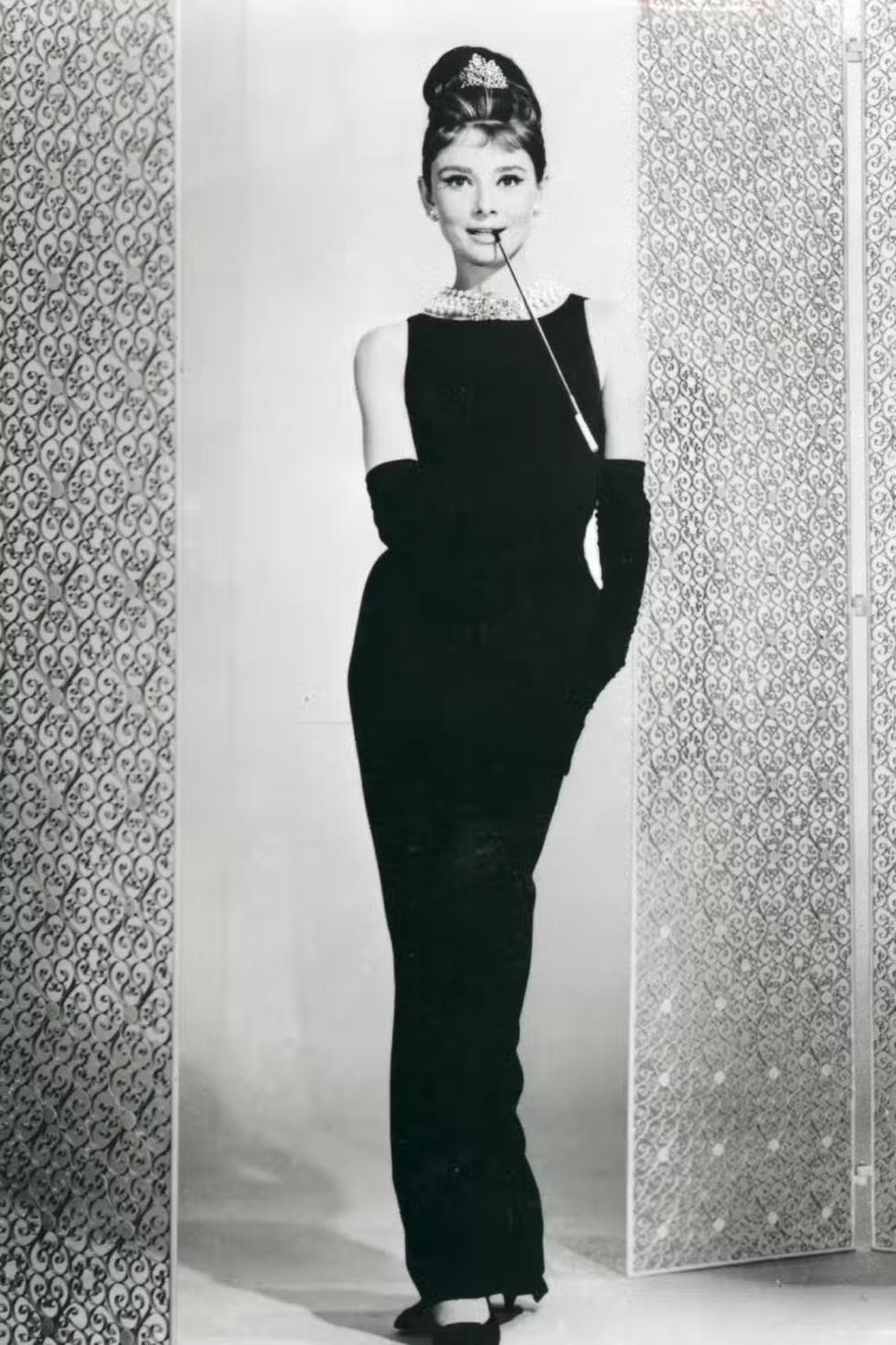 Disfraz de Audrey Hepburn Vestido Negro para mujer