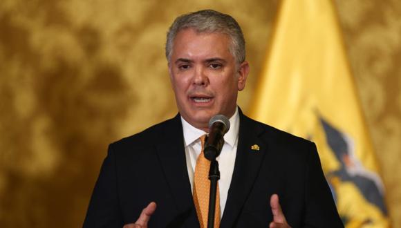 El presidente de Colombia, Iván Duque. (Foto: EFE/ José Jácome).