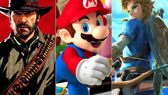 Super Mario Galaxy 2, The Legend of Zelda: Breath of the Wild y Red Dead Redemption 2 encabezan la lista de Metacritic. (Foto: Nintendo/Rockstar Games)