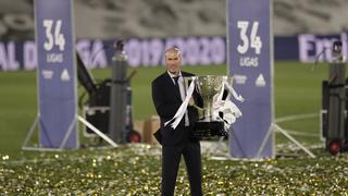 Zinedine Zidane, tras ganar LaLiga: “Es uno de los mejores días que he vivido como profesional”