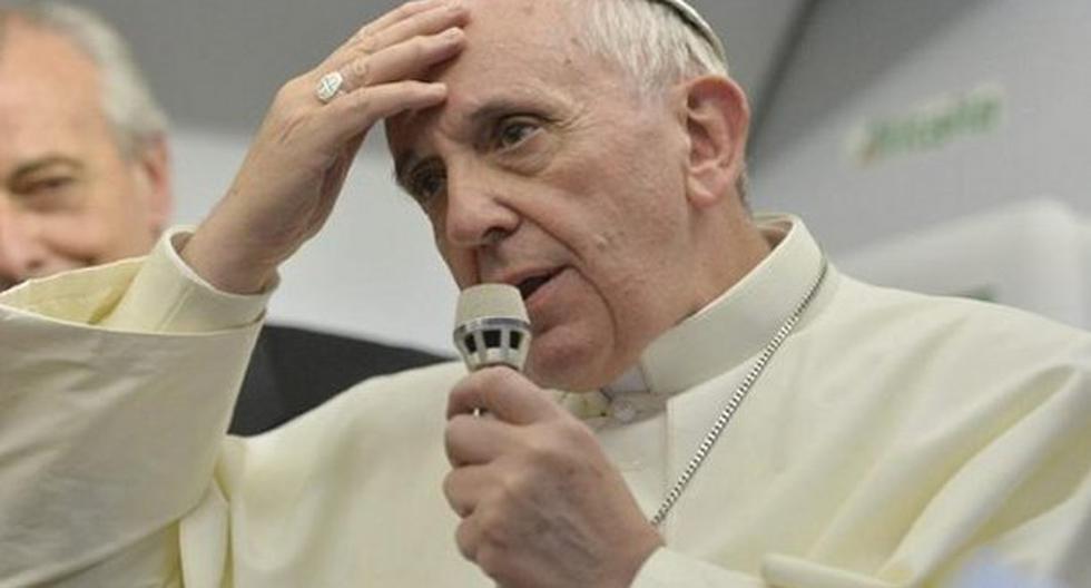 \"Lamentablemente esa tragedia, ese genocidio\", indicó el papa Francisco. (Foto: EFE)